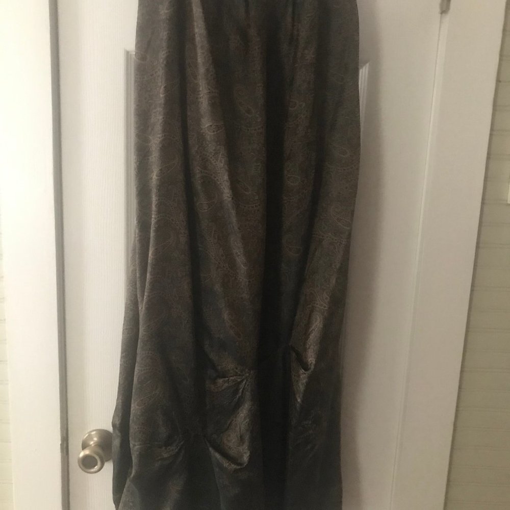 Silk Paisley Skirt